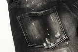 Dsquared2 Men's Splash Ink Broken Hole Slim Fit Jeans Pants 8280
