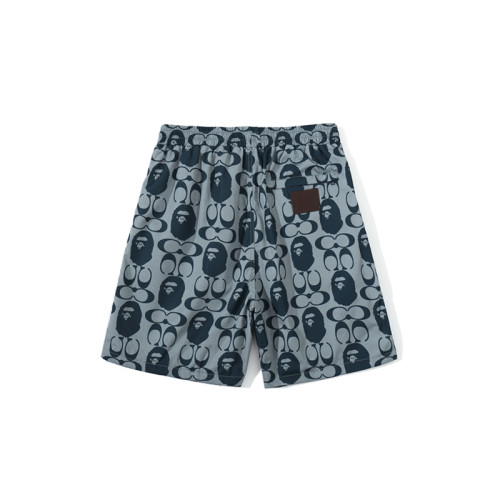 BAPE/A/Bathing Ape Men Logo Print Sweat Shorts Sport Quick Dry Short Pants