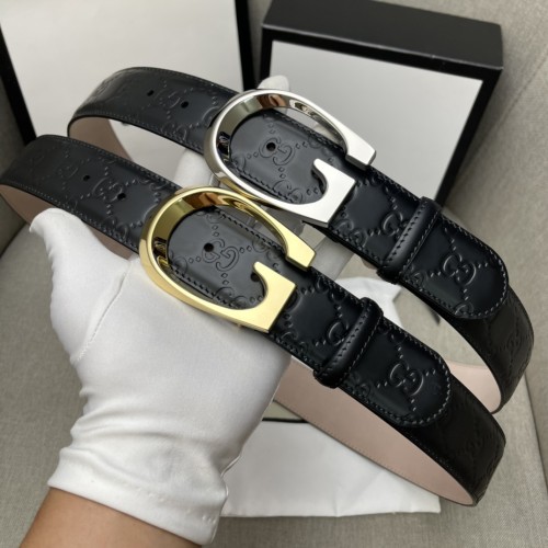 Gucci Classic Double Sided Leather Belt 3.8cm