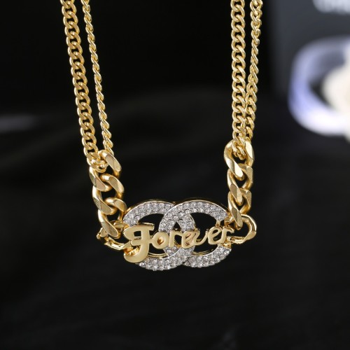 Chanel New Classic Logo Necklace