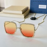 Gucci GG1033S Long Chain Metal Big Frame Sunglasses Size:56-21-140