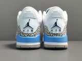 Air Jordan 3  Retro UNC North Carolina CT8532-104