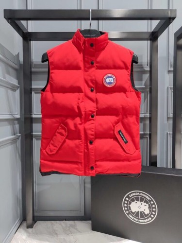 Women Canada Goose Freestyle Down Vest Red