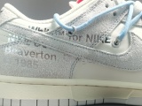 Off-White x Nike Dunk Low＂The 50＂Blue Shoelace With Red Buckle DJ0950-113