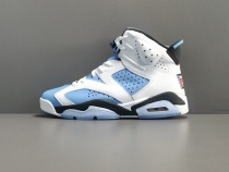 Air Jordan 6"UNC"North Carolina High-Top Sneakers CT8529-410 Air Jordan 6"UNC"North Carolina High-Top Sneakers CT8529-410