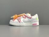 Off-White x Nike Dunk Low＂The 50＂Red Shoelace With Orange Buckle DJ0950-103