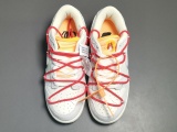 Off-White x Nike Dunk Low＂The 50＂Red Shoelace With Orange Buckle DJ0950-103
