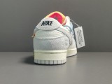 Off-White x Nike Dunk Low＂The 50＂Blue Shoelace With Red Buckle DJ0950-113