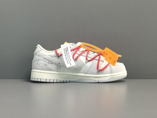 Off-White x Nike Dunk Low＂The 50＂Red Shoelace With Orange Buckle DJ0950-103