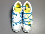 Off-White x Nike Dunk Low＂The 50＂Blue Shoelace With Yellow Buckle DM1602-112