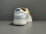 Off-White x Nike Dunk Low＂The 50＂White Gray Yellow DM1602-106