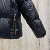 Women's Moncler Moka Solid Loose Quilted Hooded Down Jacket