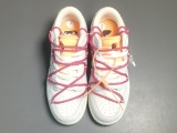 Off-White x Nike Dunk Low＂The 50＂Red Shoelace With Orange Buckle DJ0950-114