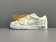 Off-White x Nike Dunk Low＂The 50'' NO.39 Yellow Shoelace Light Brown Buckle DJ0950-109