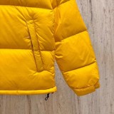 Unisex THE NORTH FACE 1996 Retro Nuptse Warm Color Block Down Jacket Yellow