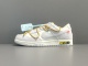 Off-White x Nike Dunk Low＂The 50＂ Brown Shoelace Ice Blue Buckle DJ0950-105