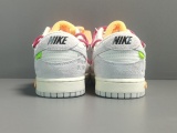Off-White x Nike Dunk Low＂The 50＂Red Shoelace With Orange Buckle DJ0950-114