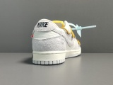 Off-White x Nike Dunk Low＂The 50＂ Brown Shoelace Ice Blue Buckle DJ0950-105