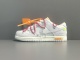 Off-White x Nike Dunk Low＂The 50＂Red Shoelace With Orange Buckle DJ0950-114