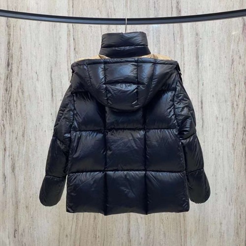 Women's Moncler Moka Solid Loose Quilted Hooded Down Jacket
