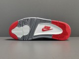 Air Jordan 4 Retro Bred Unisex Basketball Shoes 308497-060