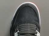 Air Jordan 4 Retro Bred Unisex Basketball Shoes 308497-060