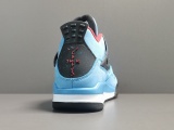 Air Jordan 4 Retro x Travis Scott Cactus Jack Blue 308497-406