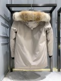 Unisex Canada Goose Langford Down Coat Jacket Lime Grey