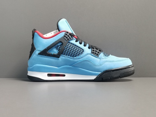 Air Jordan 4 Retro x Travis Scott Cactus Jack Blue 308497-406