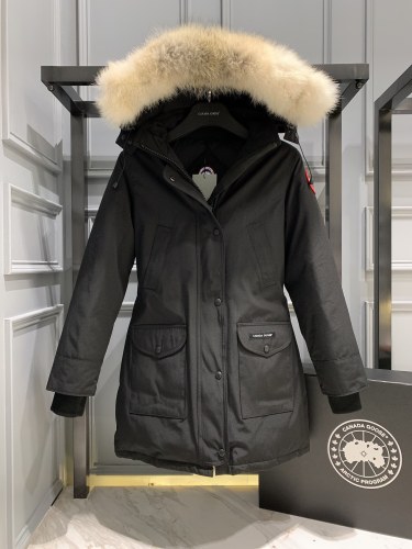 Women Canada Goose Expedition Parka Coat Jacket Black