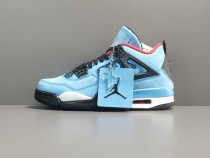 Air Jordan 4 Retro x Travis Scott Cactus Jack Blue 308497-406