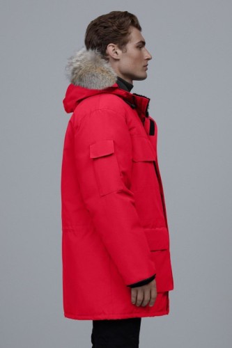 Men Canada Goose Expedition Parka Coat Jacket Red