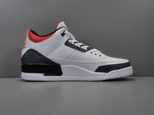 Nike Air Jordan 3  SE Denim Fire Red  Flame Tokyo limited FX3022