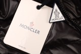 Moncler 21FW Letter LOGO Hooded Down Jacket Black