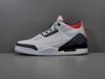 Nike Air Jordan 3  SE Denim Fire Red  Flame Tokyo limited FX3022