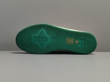 GUCCI Dirty Shoes Gucci Screener Series GG Enamel Distressed Casual Shoes Red/Green