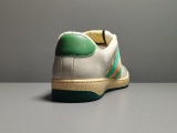 GUCCI Dirty Shoes Gucci Screener Series GG Enamel Distressed Casual Shoes Enamel
