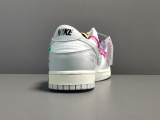 Off-White x Nike Dunk Low＂The 50＂NO.30 RossRed Shoelace With Black Buckle DM1602-122