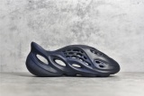 Adidas Originals Yeezy Foam Runner Mineral Blue/Black Basket Coconut Hole Shoes
