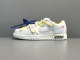 Off-White x Nike Dunk Low＂The 50＂ NO.27 Yellow Shoelace With Blue Buckle DM1602-120