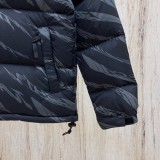 THE NORTH FACE Down Parka Black Zebra Hooded Down Jacket