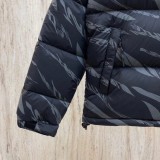 THE NORTH FACE Down Parka Black Zebra Hooded Down Jacket