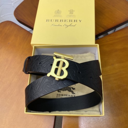 Burberry Fashion Pattern Logo B Letter Buckle Belt 3.5cm