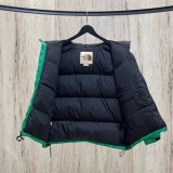 Gucci & The North Face Double G Logo Down Jacket Green