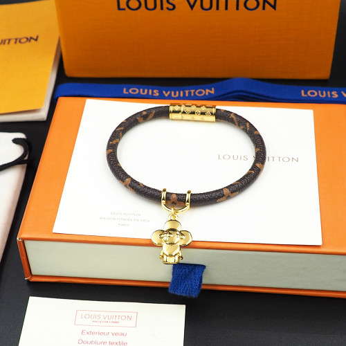 Louis Vuitton Monogram Eclipse Canvas Rope Hang It Bracelet