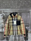 Burberry Classic Winter Stitching Plaid Double-Sided Down Jacket