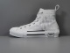 Dior B23 Ht Oblique Transparenc Fashion High Sneakers Shoes White