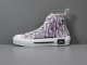 Dior B23 Ht Oblique Transparenc Fashion High Sneakers Shoes Pink