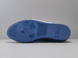 Dior B23 Ht Oblique Transparenc Fashion High Sneakers Shoes Blue Font