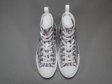 Dior B23 Ht Oblique Transparenc Fashion High Sneakers Shoes Pink
